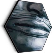 Akoestisch Schilderij Het Zilvere Hoofd Hexagon Basic M (60 X 52 CM) - Akoestisch paneel - Akoestische Panelen - Akoestische wanddecoratie - Akoestisch wandpaneel