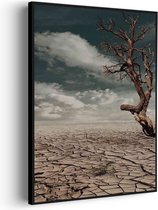Akoestisch Schilderij Deathvalley Rechthoek Verticaal Pro M (60 X 85 CM) - Akoestisch paneel - Akoestische Panelen - Akoestische wanddecoratie - Akoestisch wandpaneel