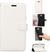 LuxeBass Bookcase geschikt voor Samsung Galaxy J5 (2017) - Wit gsm hoesje - telefoonhoes - telefoonhoesjes