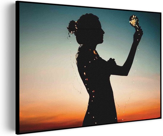 Akoestisch Schilderij Het Hoopvolle licht Rechthoek Horizontaal Pro XL (120 x 86 CM) - Akoestisch paneel - Akoestische Panelen - Akoestische wanddecoratie - Akoestisch wandpaneel
