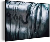 Akoestisch Schilderij Het Zilvere Hoofd Rechthoek Horizontaal Pro XL (120 x 86 CM) - Akoestisch paneel - Akoestische Panelen - Akoestische wanddecoratie - Akoestisch wandpaneel