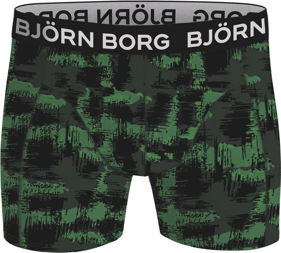 Björn Borg Cotton Stretch boxers - heren boxers normale lengte (1-pack) - multicolor - Maat: XXL
