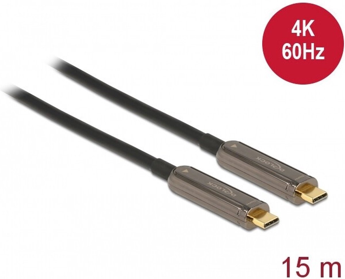 Image of Actieve optische USB-C-videokabel 4K 60 Hz 15 meter