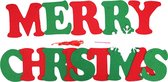 Kerstversiering Merry Christmas Slinger Kerstdecoratie Kerst Slingers Versiering Vlaggenlijn Kerst decoratie – 200 cm
