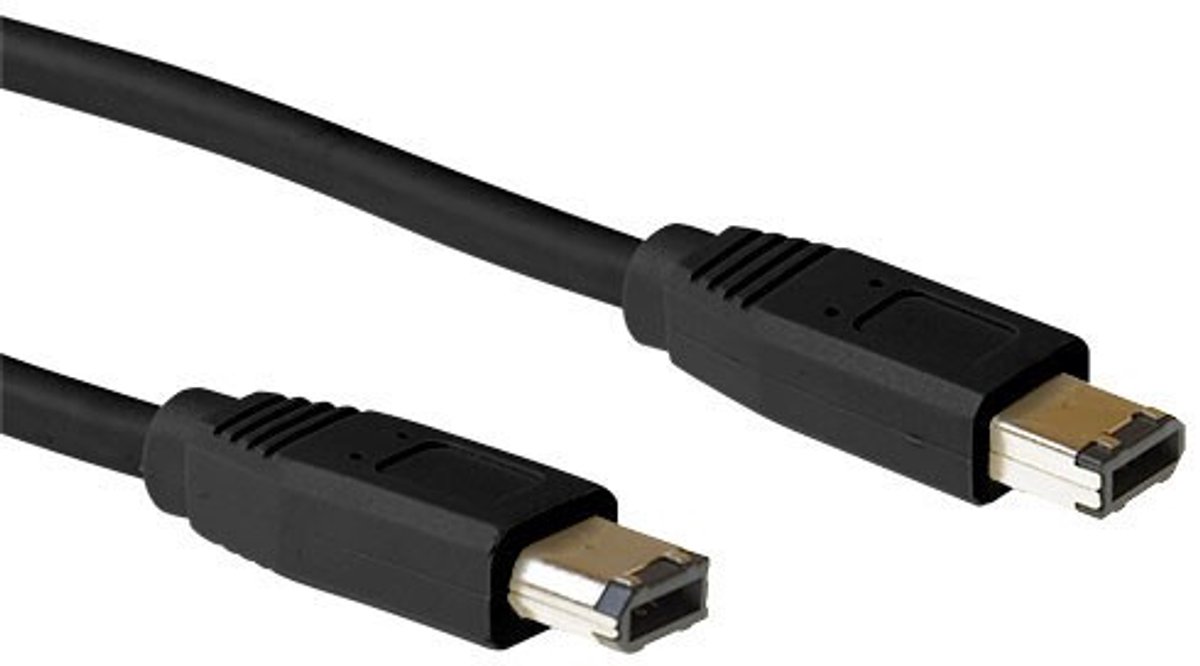 ACT FW1020 Firewire IEEE1394 Aansluitkabel 6-pin Male / 6-pin Male - 1,8 meter