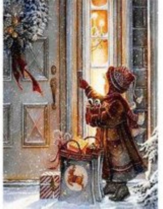 Kit Diamond Painting Quadrati 50x40 Cm - London Bridge Di Notte Con Fuochi D'Artificio Per Adulti E Bambini - Foto 3