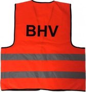 BHV vest - BHV hesje - Oranje met op druk BHV - Mexxo