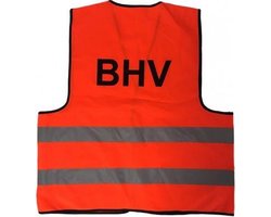BHV vest - BHV hesje - Oranje met op druk BHV - Mexxo