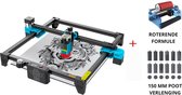 Laser Graveermachine - Laser Cutter Met Roterende Formule - Laser Engraver Online En Offline Gebruik - 510mmx570mm