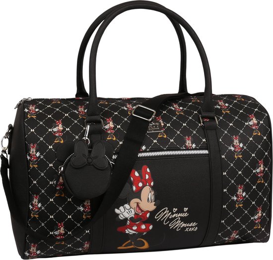 Sac de voyage noir Minnie Mouse Disney 45x28x19cm | bol