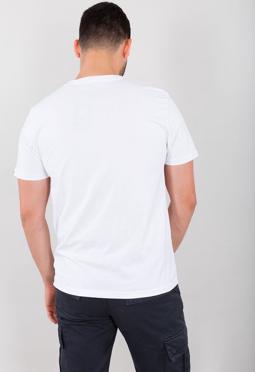 Alpha Industries NASA Reflective T T-Shirt / Unisex White-XXL