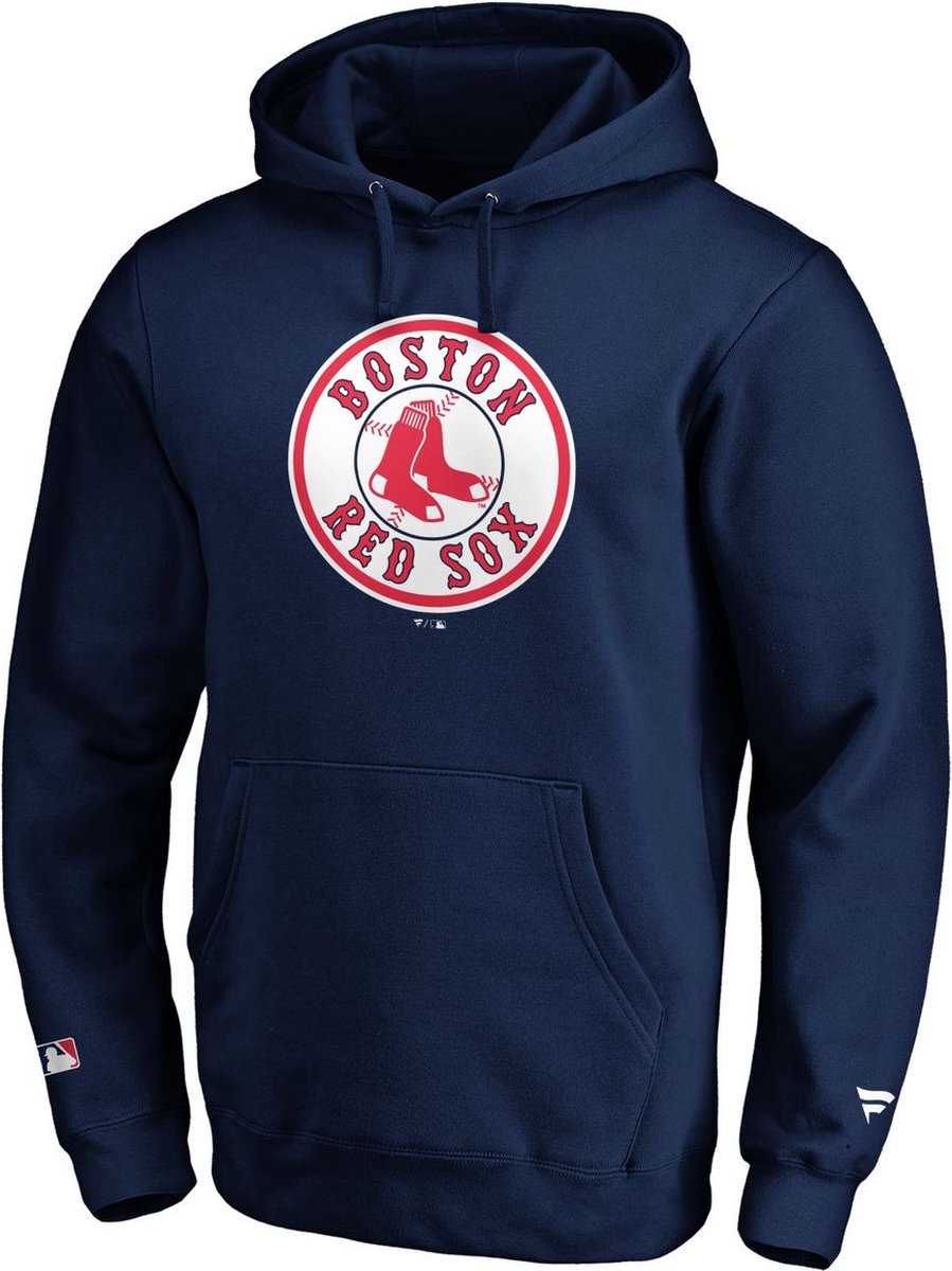 Boston Red Sox Secondary Graphic Hoodie Baseball MLB Blue-S
