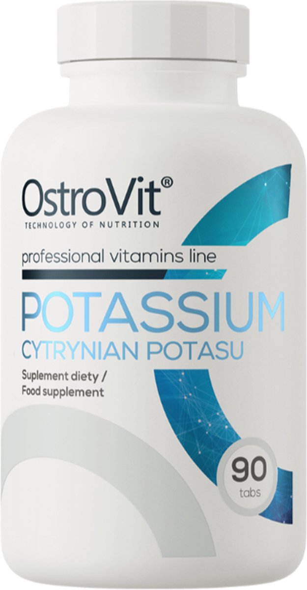 Mineralen - Kalium Potassium 350mg - 90 Tablets OstroVit - OstroVit