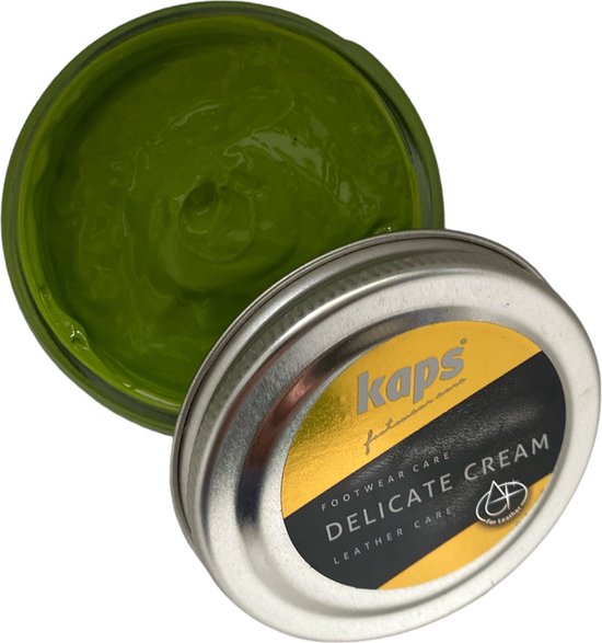 Kaps Shoe Cream - cirage - entretient le cuir et donne de la brillance - (132) Vert herbe - 50ml
