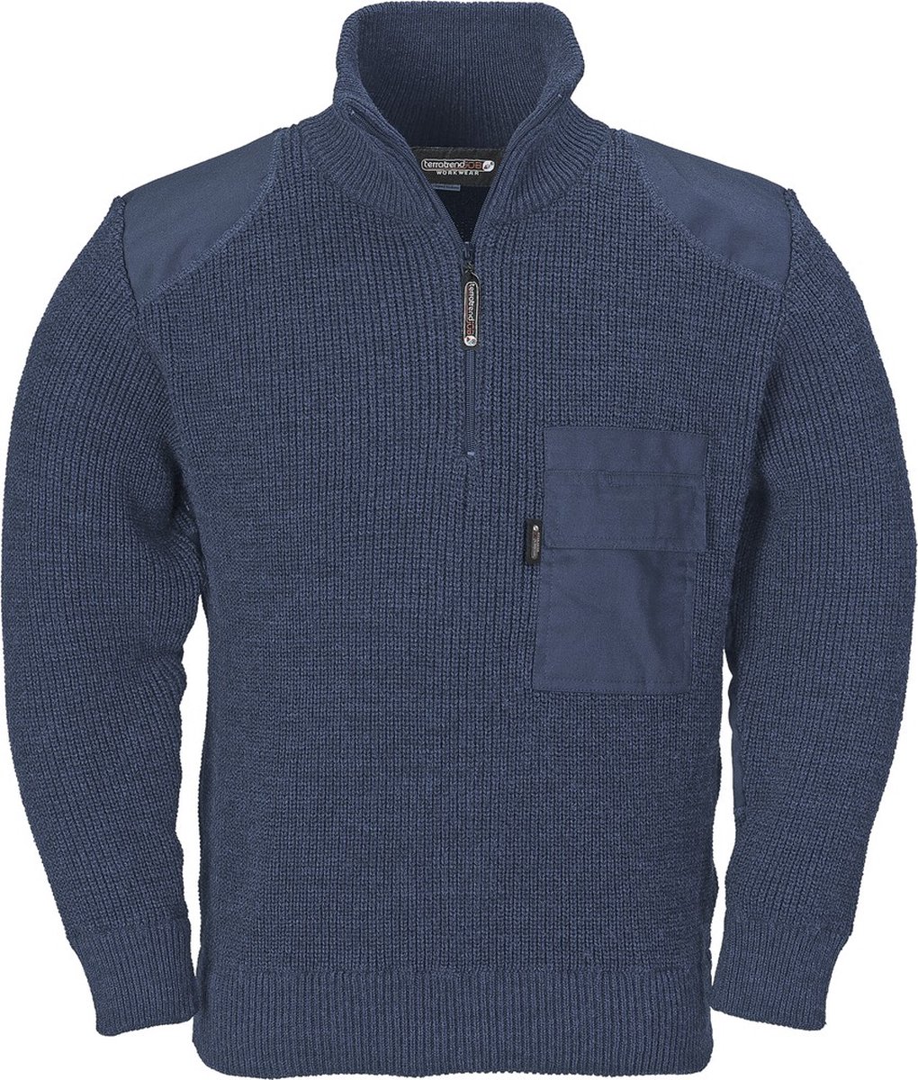 Terratrend Heren Schipperstrui 4802 - 7400 Marine - 3XL