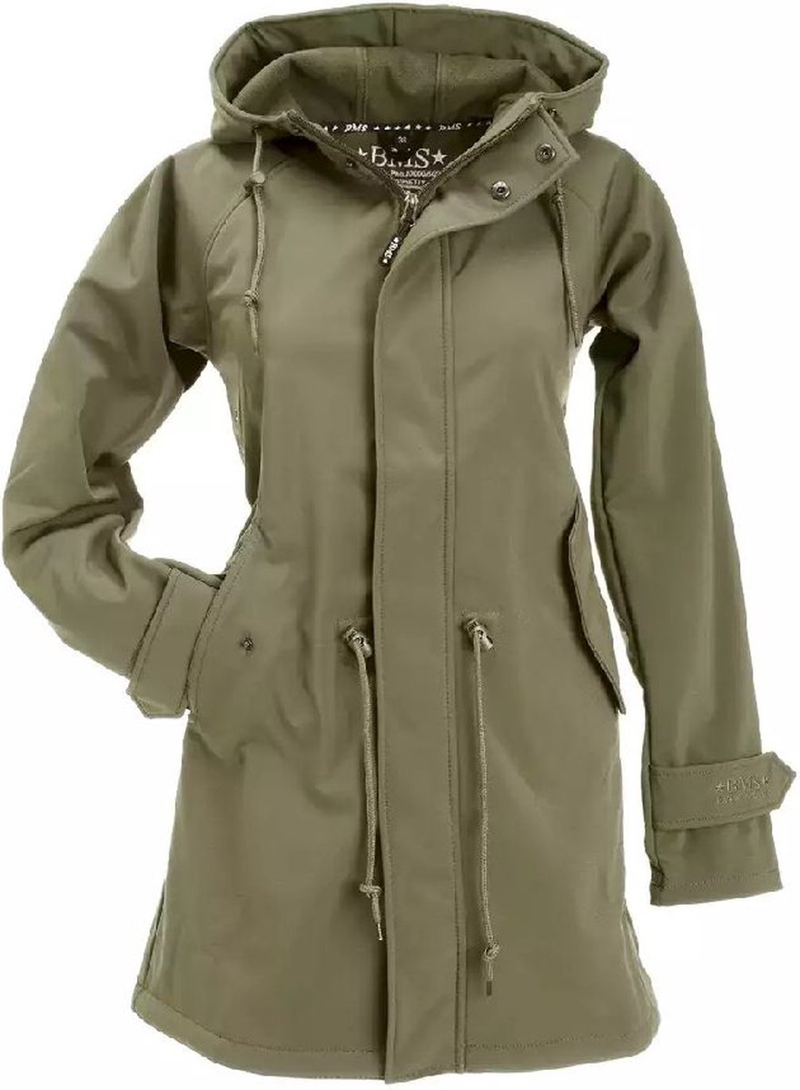 BMS Hafencity Coat Softshell Pro Khaki-54