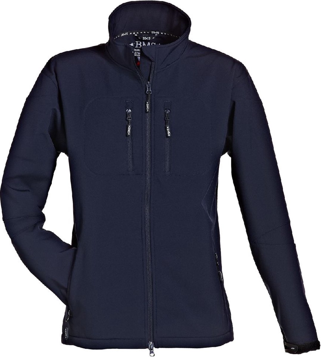 BMS heren softshelljas marineblauw