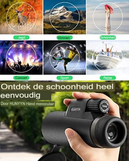 Télescope Monoculaire Monoculaire 80X100, Puissant Télescope Étanche Avec Support Pour