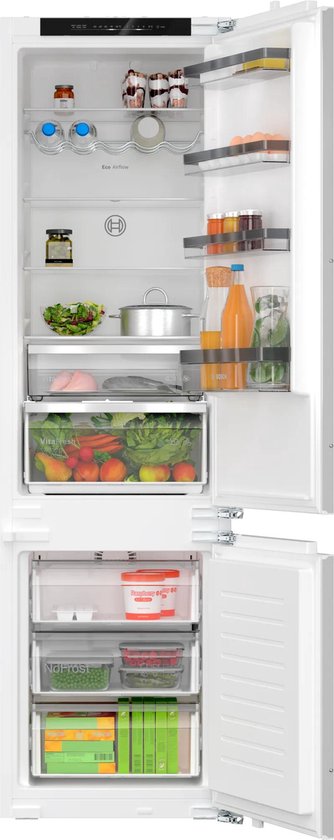 Bosch Serie 4 KIN96VFD0 Inbouw Koel-vriescombinatie 290L NoFrost VitaFresh XXL Energieklasse D Wit