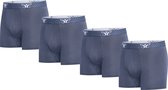 Cappuccino Italia - Heren Onderbroeken 4-Pack Boxers - Blauw - Maat M