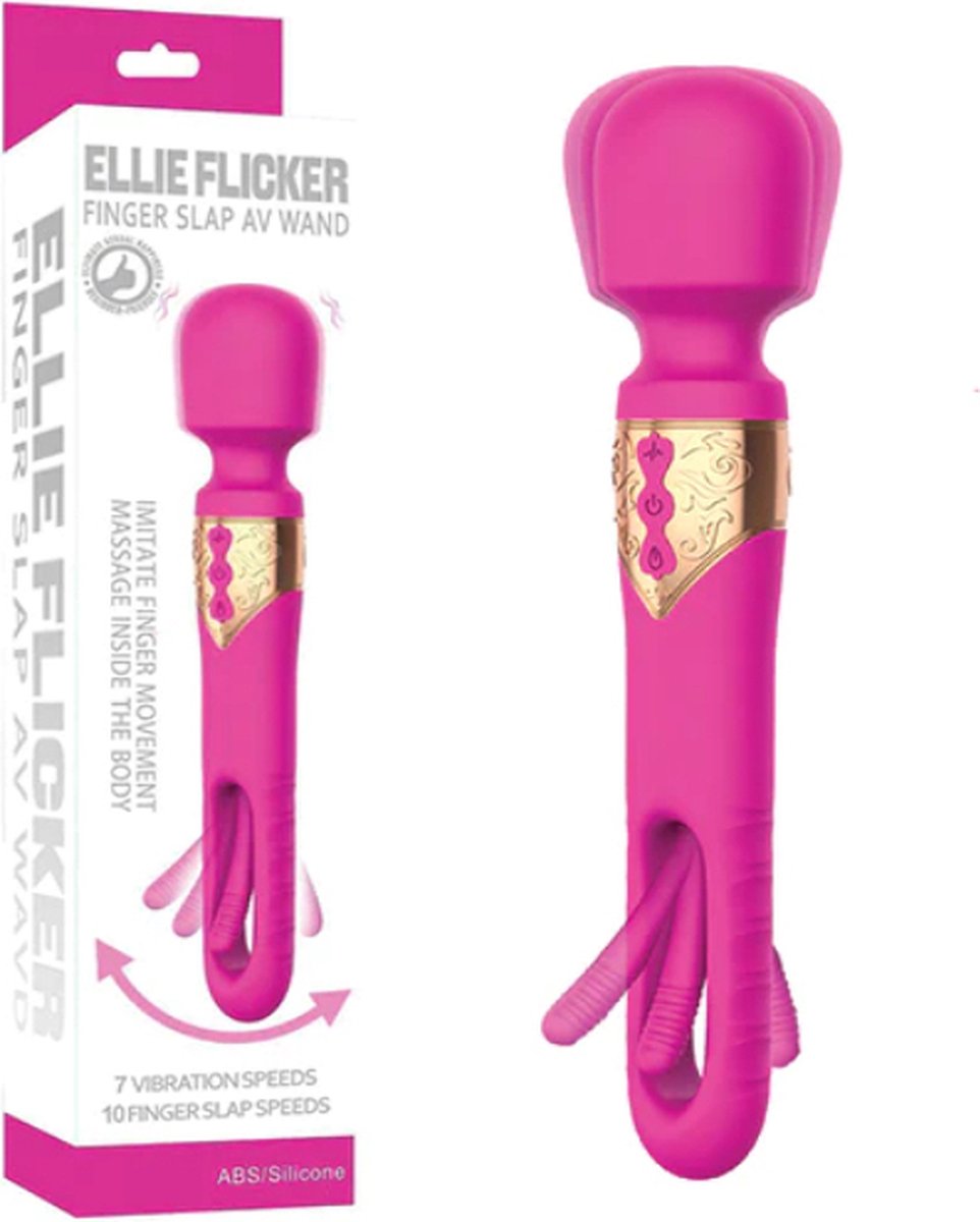 Goedkoopste 3 in 1 Vibrator | Finger Patting Vibrator | Krachtige Clitoris and G-Spot Stimulator | Dildo Vibrator voor Vrouwen | Magic Wand Personal Massager | Intensere Stimulatie | Fluisterstil Seksspeeltjes Cadeau