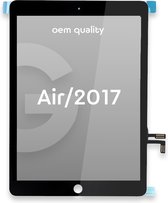 Voor Apple iPad Air/iPad (2017) Touchscreen/Digitizer - OEM Kwaliteit - Zwart