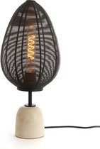 Light & Living - Lampe à poser JOLEY - 26x26x46cm - Zwart