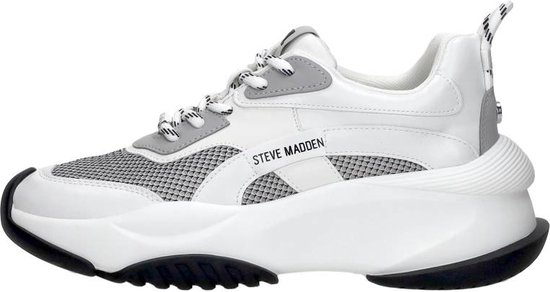 Steve Madden Belissimo Lage sneakers - Dames - Wit - Maat 39