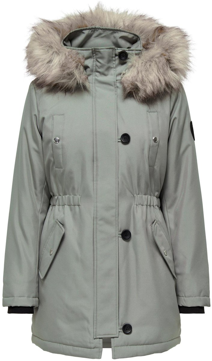 Only Jas Onliris Fur Winter Parka Cc 2023 Ot 15304625 Shadow Dames Maat - S