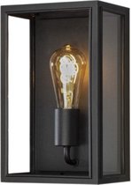 Konstsmide Carpi Wandlamp Buiten M - E27 - IP44 - Zwart