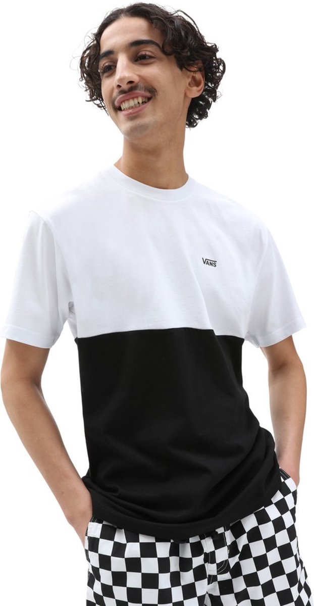 Vans Herren T-Shirt Mn Colorblock Tee Color Block -L Zwart