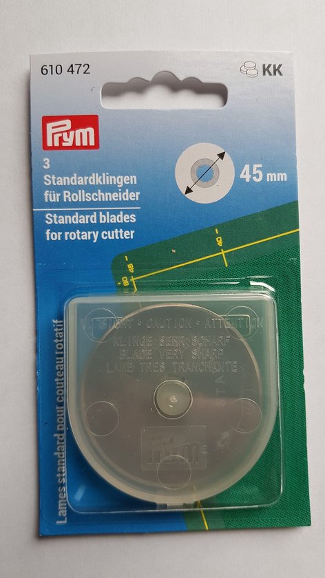 Foto: Prym reservemesjes rotarycutters rolmessen 3 stuks 45mm