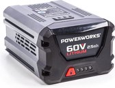 Batterij POWERWORKS P60B25 (60 VPOWERWORKS Accu P60B25 (60 V, 2,5 Ah): De Universele Kracht voor Alle 60V POWERWORKS en Greenworks Gereedschappen