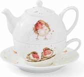Wrendale Designs Robin Tea for One Set - Théière avec tasse