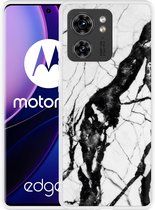 Cazy Hoesje geschikt voor Motorola Edge 40 Marmer Design