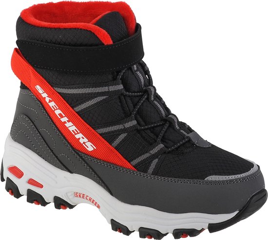 Skechers D Lites 660092L-BKRD, pour un garçon, Zwart, Chaussures de trekking, Bottes femmes, taille: 35