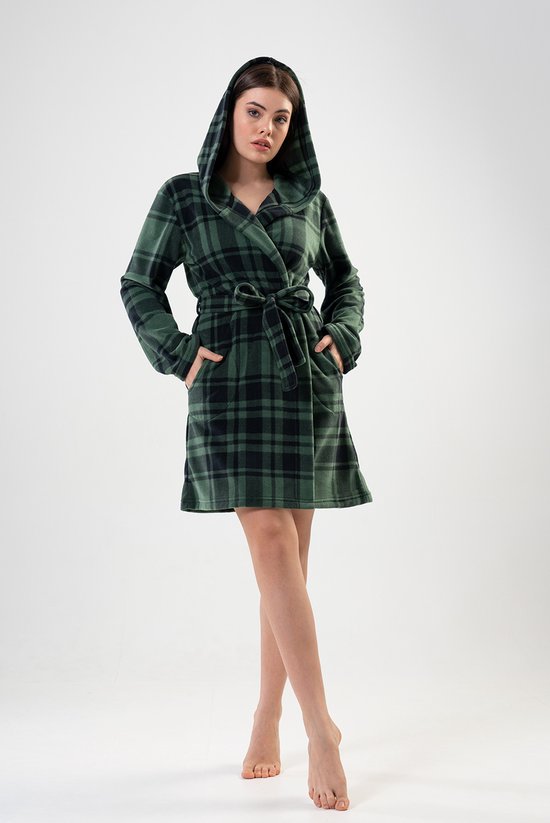 Vienetta - Badjas en polaire - Robe de chambre pour femme - XL