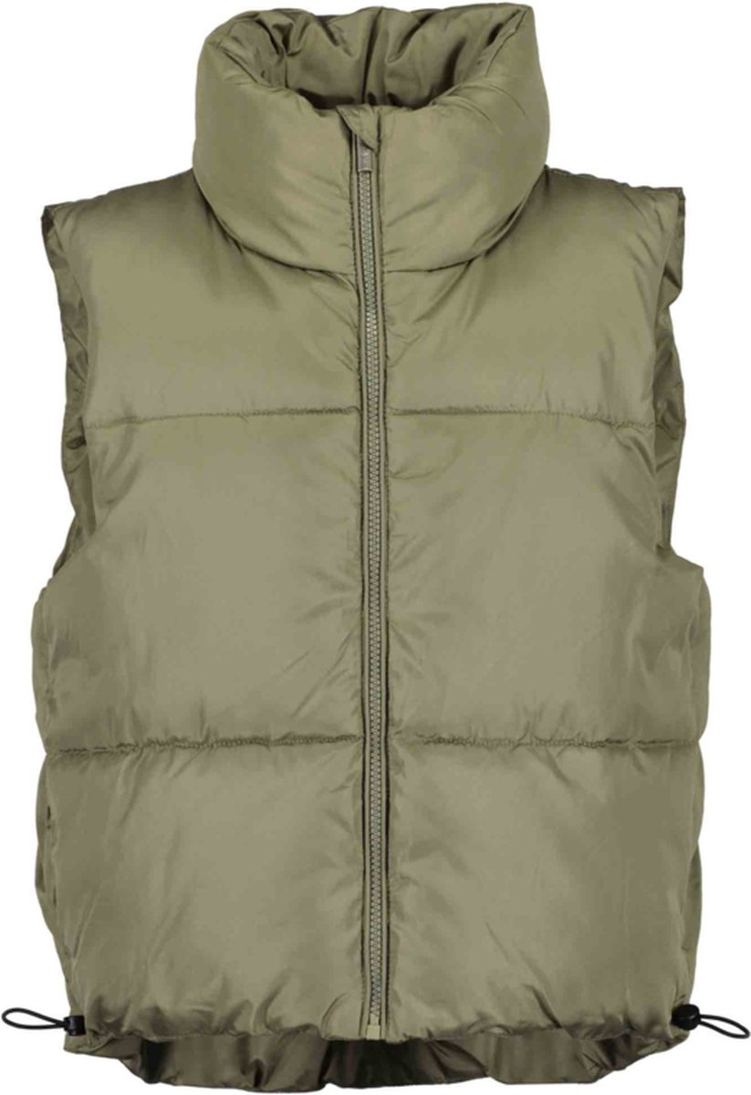 Blue Seven-Girls woven vest-Khaki