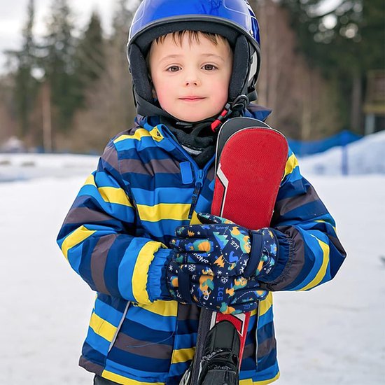 Gants de Sport Femme Imperméable de Neige d'hiver Chauds pour Activités de  Plein Air, Ski, Patinage, Snowboard, Taille M
