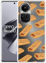 Cazy Hoesje geschikt voor Oppo Reno10 Pro 5G Frikandelbroodjes