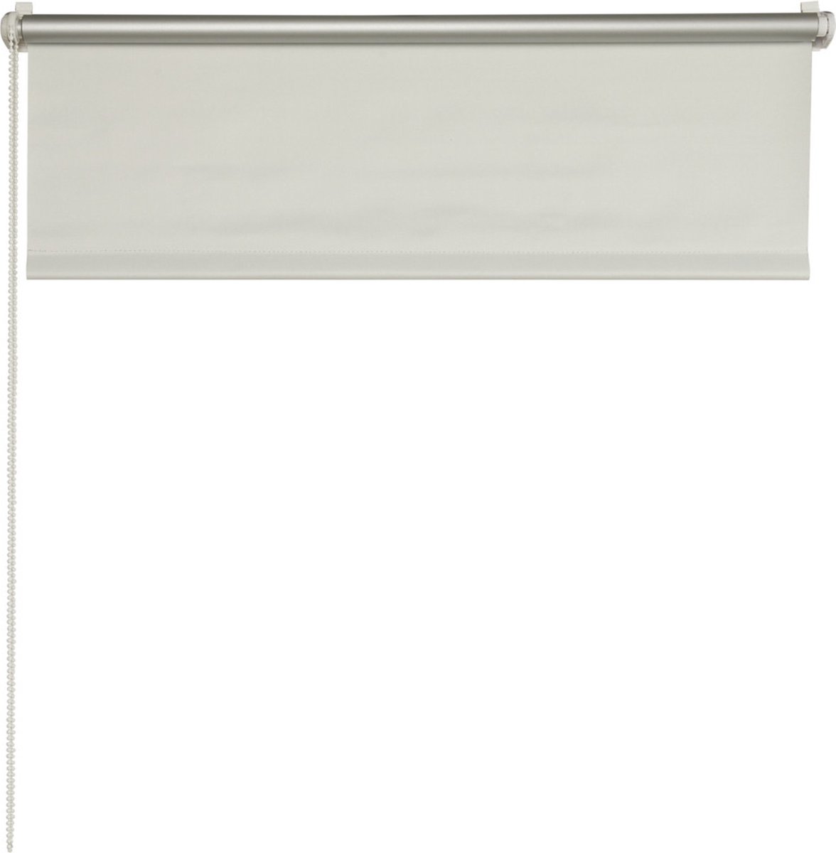 Lifa Living - Verduisterend Rolgordijn - Beige - 120 x 150 cm - Op maat te Maken - Boren niet Nodig