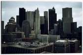 Dibond - Stad - Gebouwen - New - York - 60x40 cm Foto op Aluminium (Wanddecoratie van metaal)