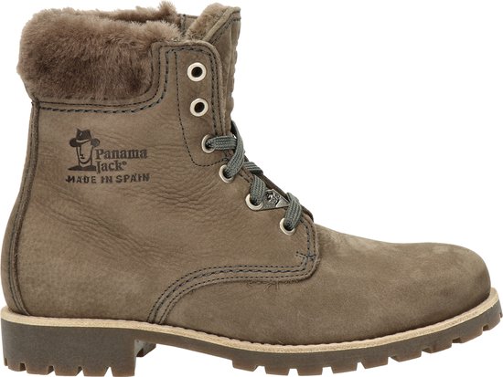 panama jack Dames Veterboots Gevoerd Taupe