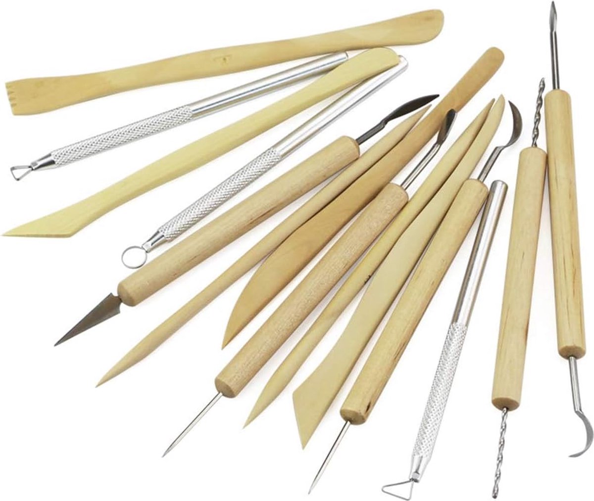 Outils de Tools, Set de 14 pièces de sculpture en argile, Kit Tools de modélisation en