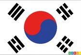 *** Zuid Koreaanse Vlag 90x150cm - Vlag Zuid Korea - van Heble® ***