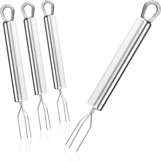 Teemando® 2 x pelaardappelvork, houder voor aardappelen of maïskolven, aardappelpriker