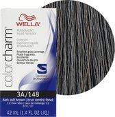 Wella Color Charm Permanent Liquid Haircolour - 3A - Dark Ash Brown - Coloration - Teinture pour cheveux - Coloration des cheveux - Wella Toner - Châtain foncé - Châtain cendré - Châtain cendré foncé