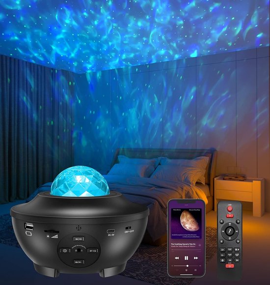 Sterrenprojector - Galaxy projector - Sterrenhemel - Nachtlamp