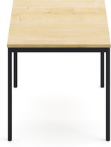 Furni24 Multifunctionele tafel, 80 x 80 cm, saffier eiken decor/antraciet