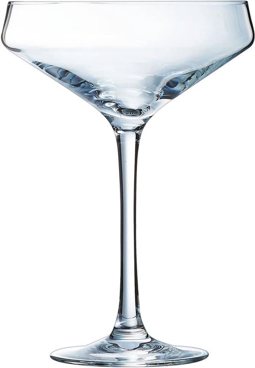 Cabernet champagnekom champagneglas Krysta kristalglas 6 stuks (verpakking van 1) 6